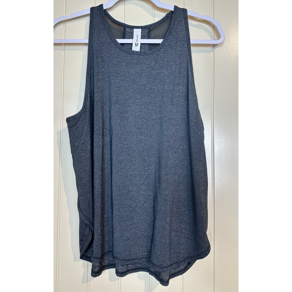 All in Motion Womens Sleeveless Athletic Tank‎ Top Open Sides sz M GUC